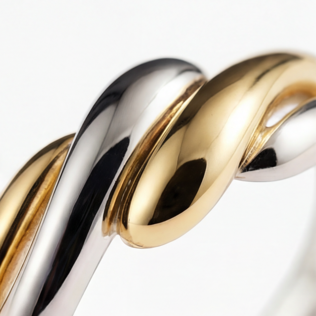 DUAL TONE ELEGANCE RING