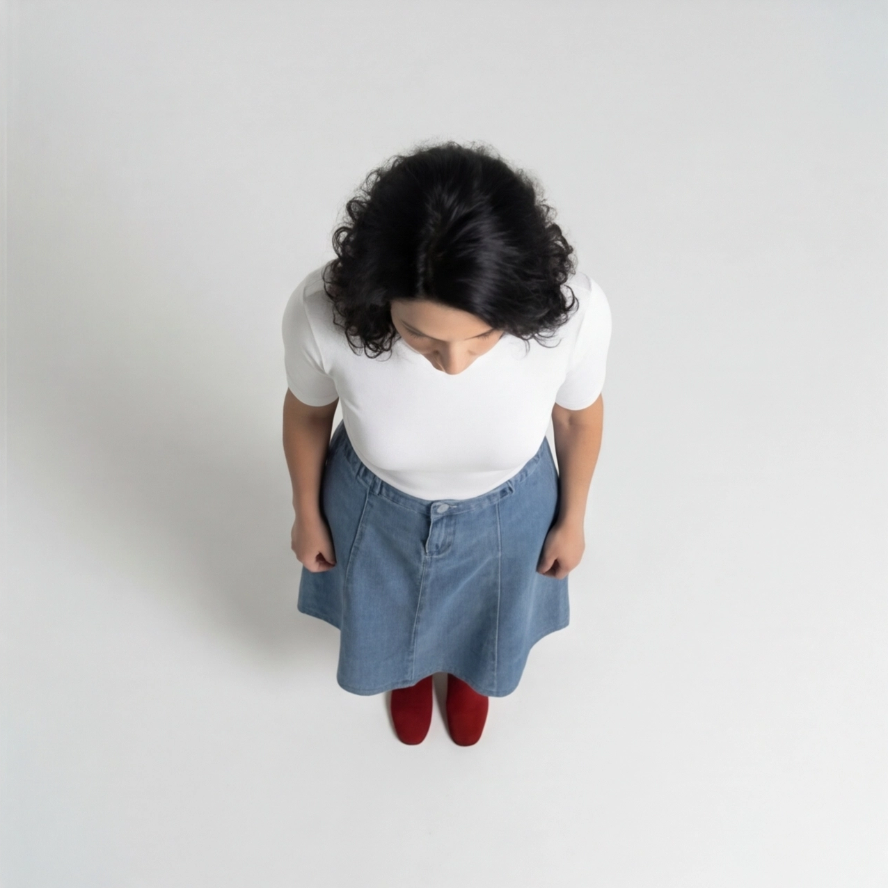 VALERIA | FUSTĂ MIDI DIN DENIM