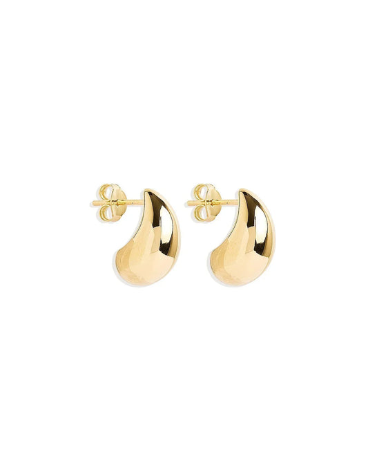GOLDEN TEARDROP ELEGANCE EARRINGS