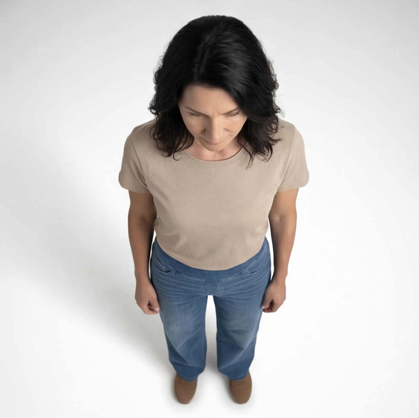 GEORGIANA | PANTALONI DENIM TALIE ELASTICĂ