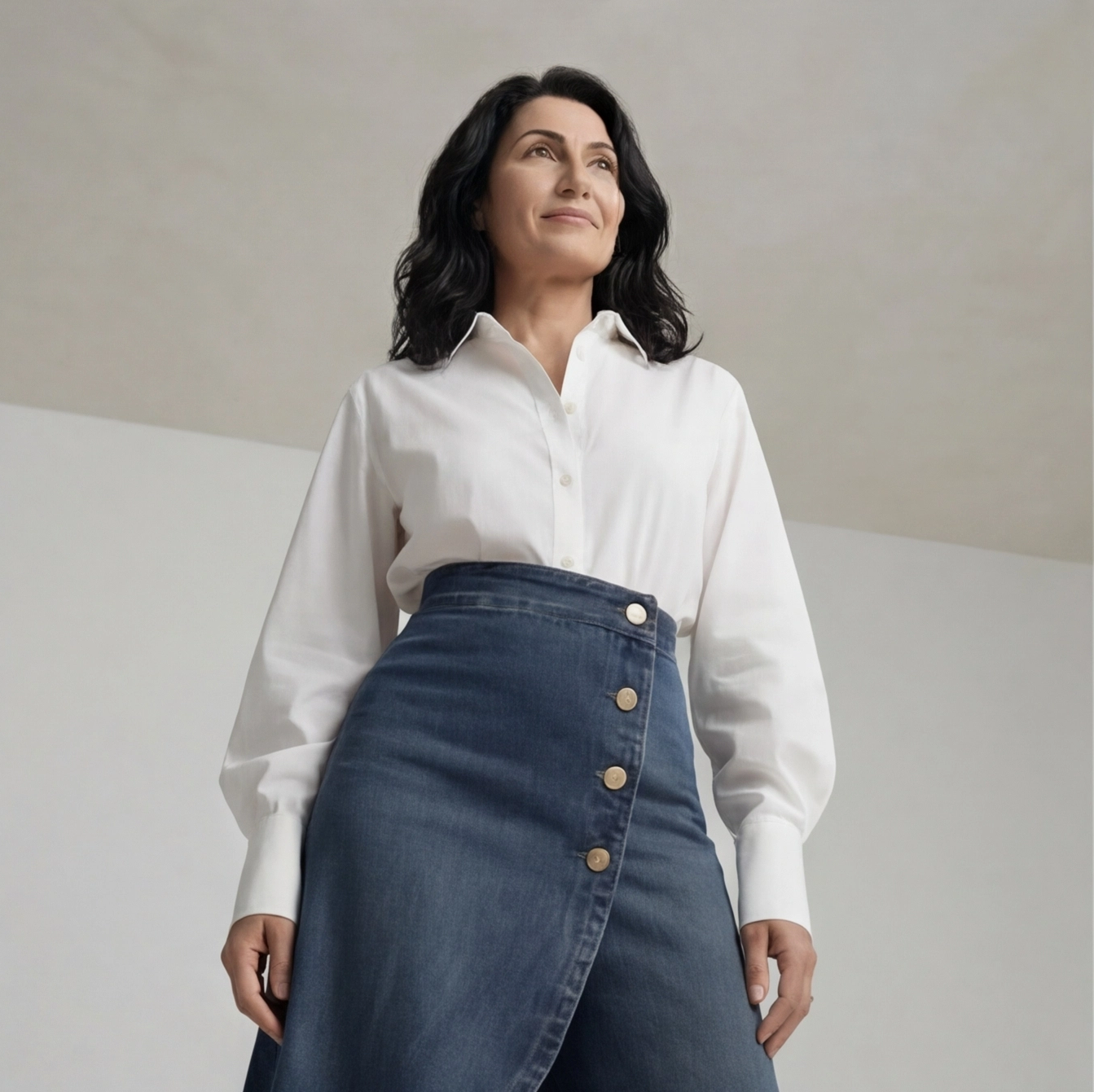 CRISTINA | PANTALONI DENIM PETRECUȚI