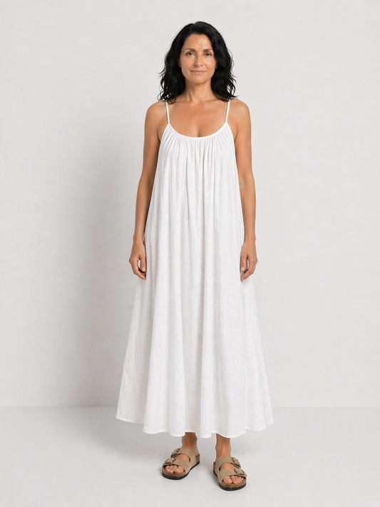 VICTORIA | ROCHIE MAXI LEJERĂ CU BRETELE SUBȚIRI