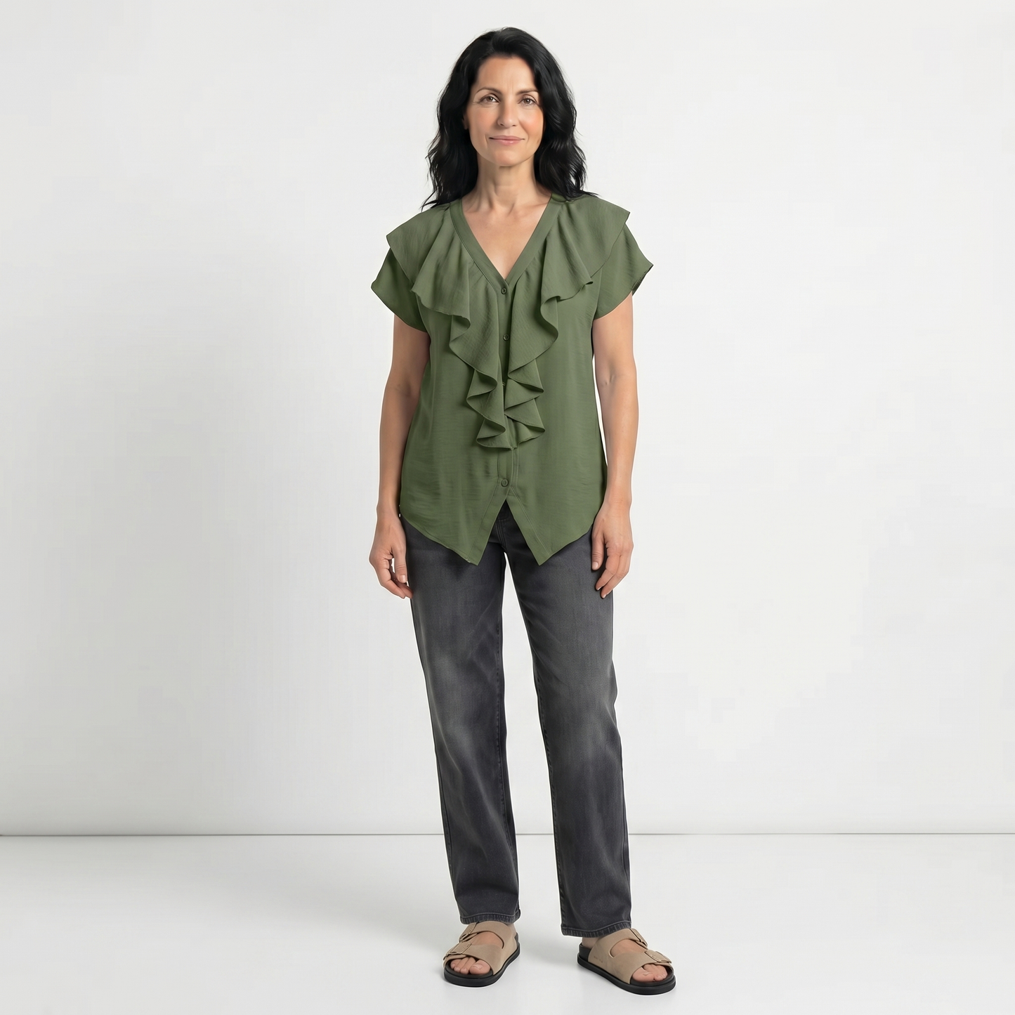 ALONA | TRICOU CU VOLANE ELEGANT