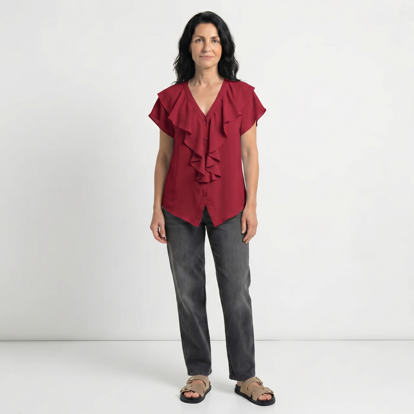 ALONA | TRICOU CU VOLANE ELEGANT