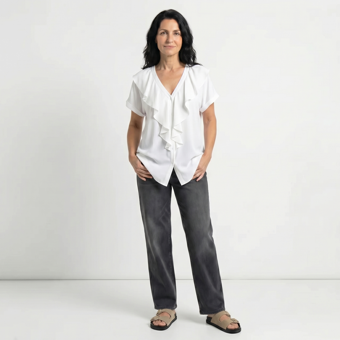 ALONA | TRICOU CU VOLANE ELEGANT