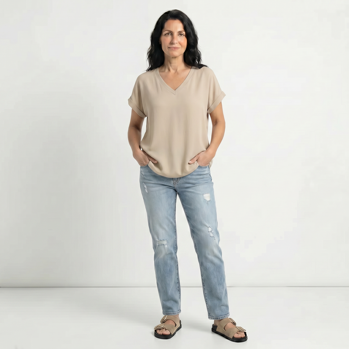 MARIA | TRICOU LEJER CU DECOLTEU V
