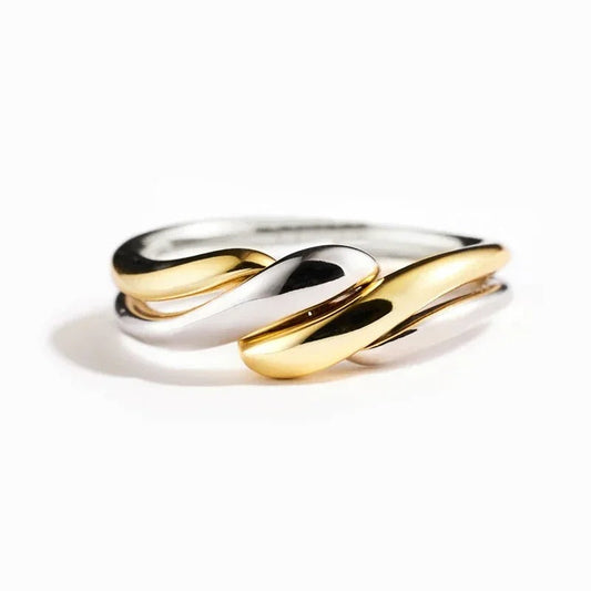 DUAL TONE ELEGANCE RING