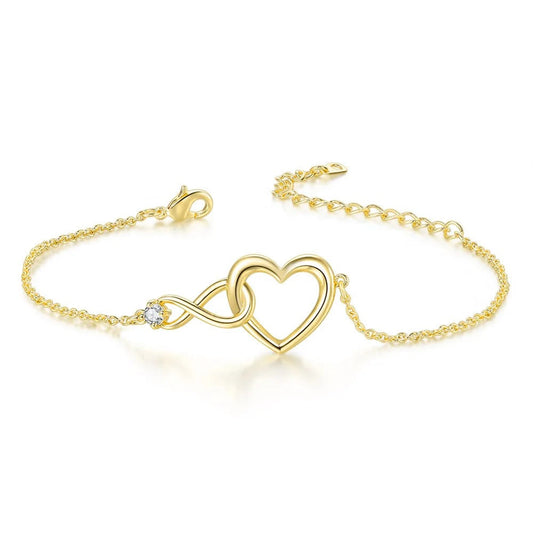INFINITY HEART SPARKLE BRACELET