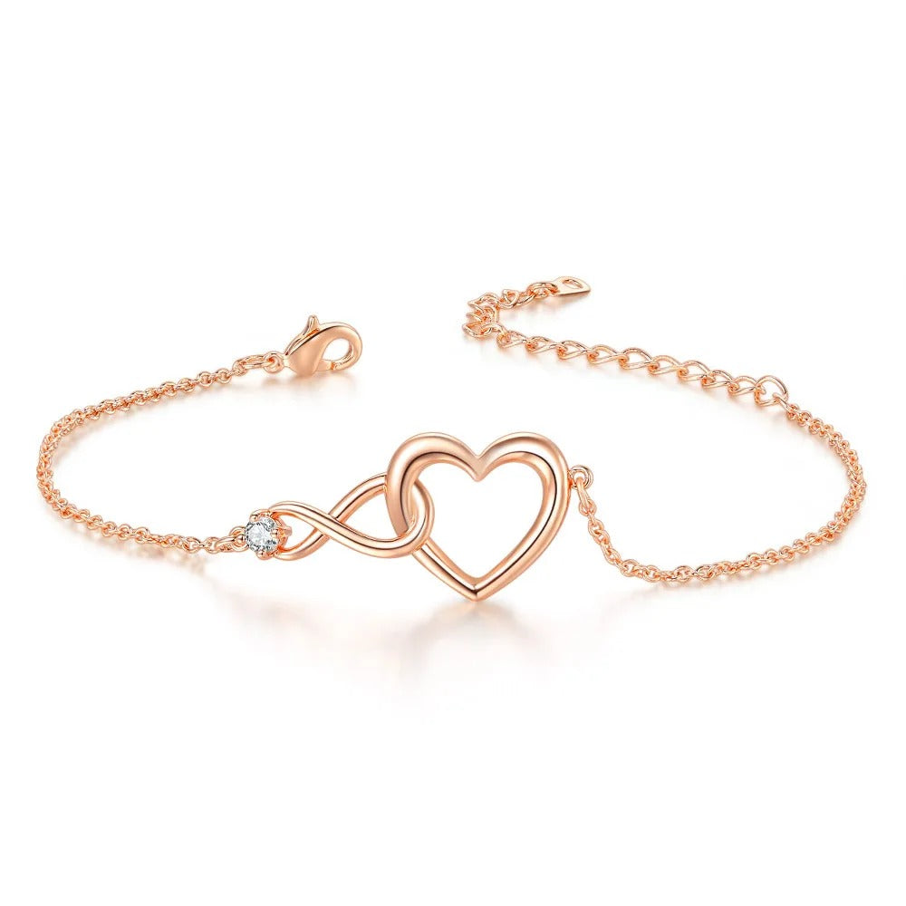 INFINITY HEART SPARKLE BRACELET